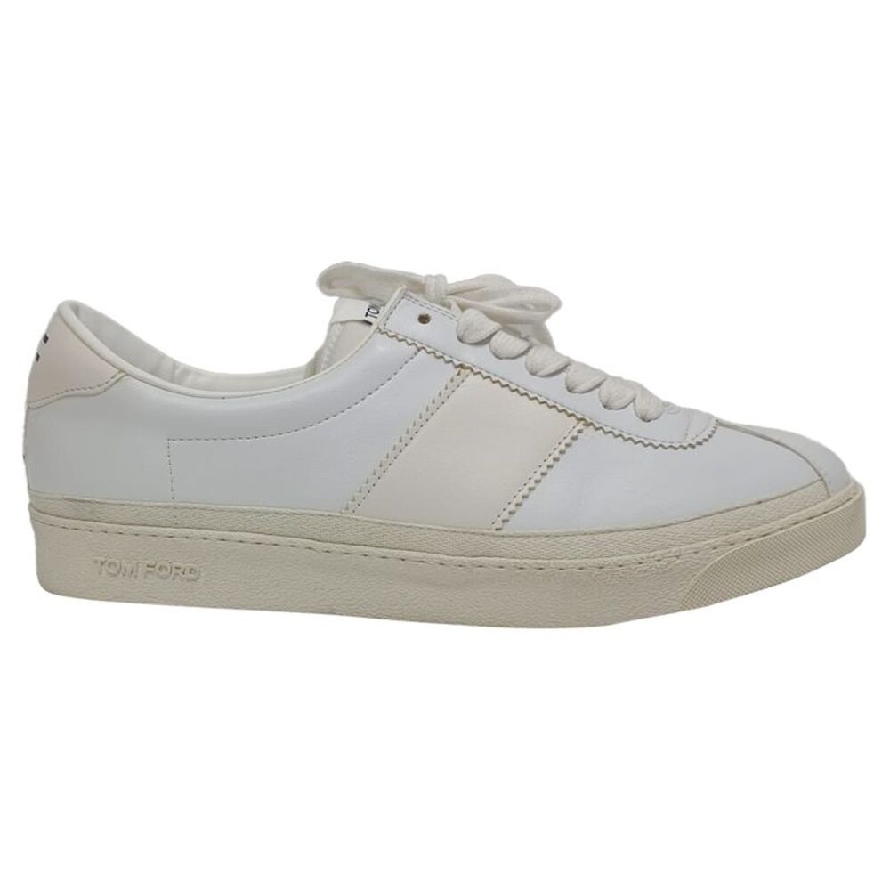 Tom Ford Bannister Sneakers in White Leather